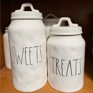 Rae Dunn Sweets and Treats Canister Set